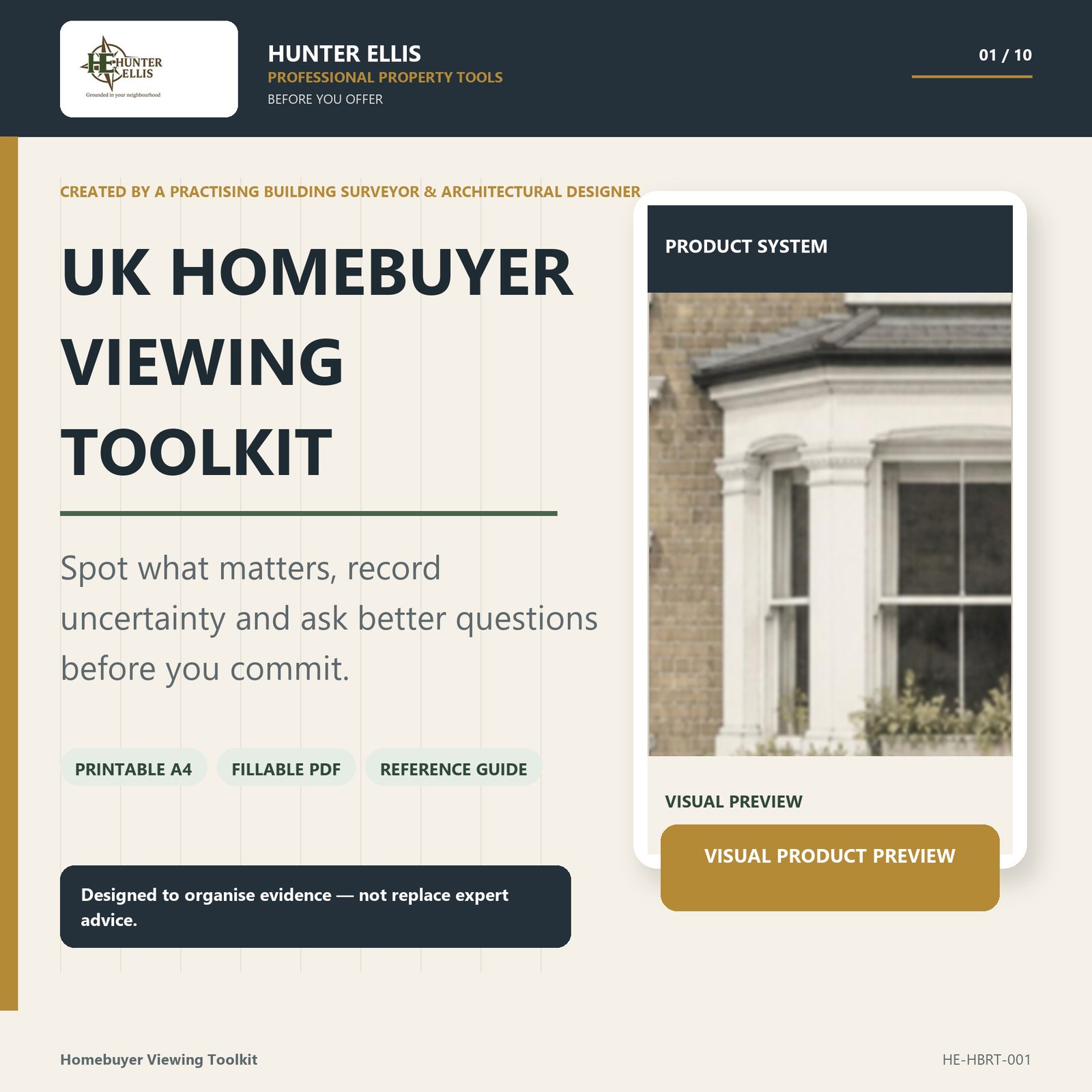 Hunter Ellis UK Homebuyer Viewing Toolkit cover
